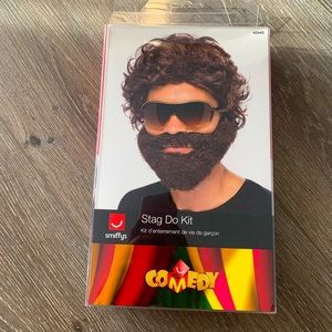 Funny The Hangover Alan Halloween Costume Beard Wig